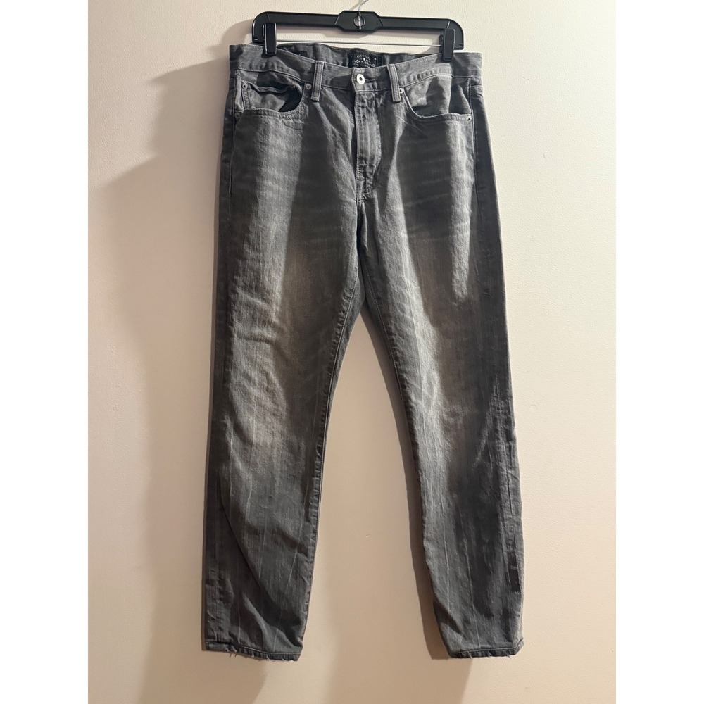 Lucky Brand 121 Heritage Slim Grey Denim Jeans Mens 32x32